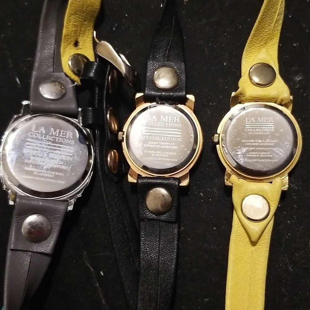 Lot of 3 Vintage La Mer Special Edition Watches - Picture 3 of 4